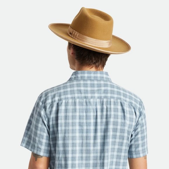 Brixton Reno Fedora Metal Bronze Size M main image 10